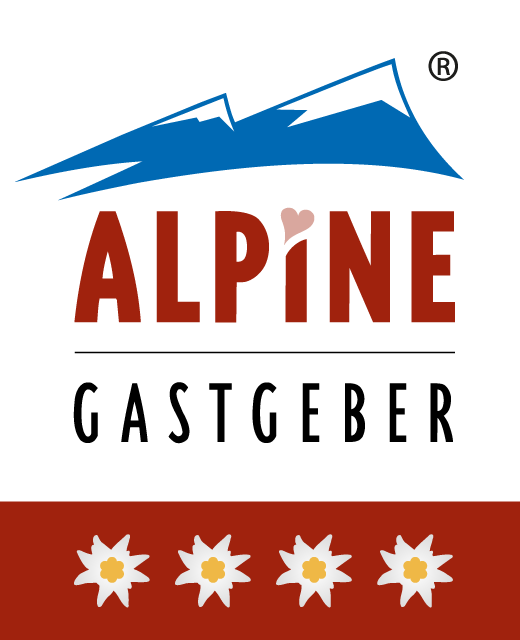 Alpine Gastgeber Auszeichnung mit 4 Edelweiß